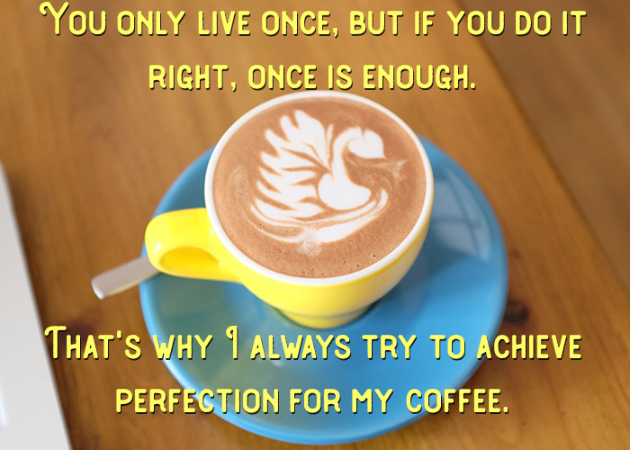 Good Morning Quote with Coffee Images