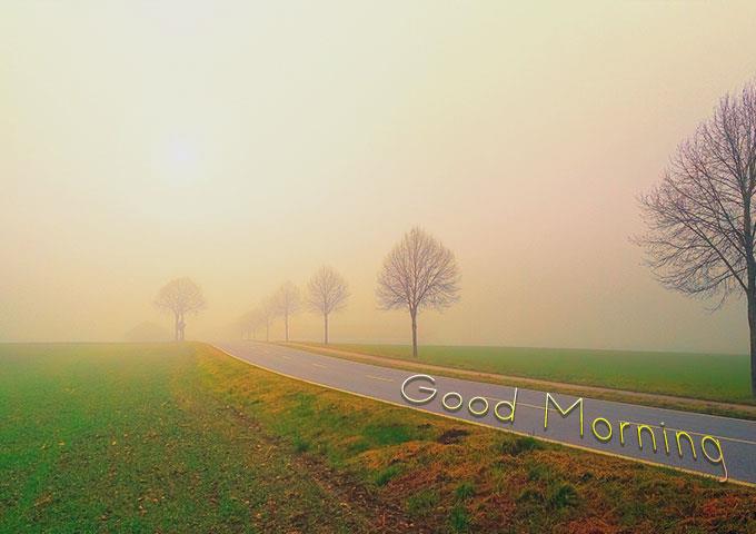 Good Morning Road Image